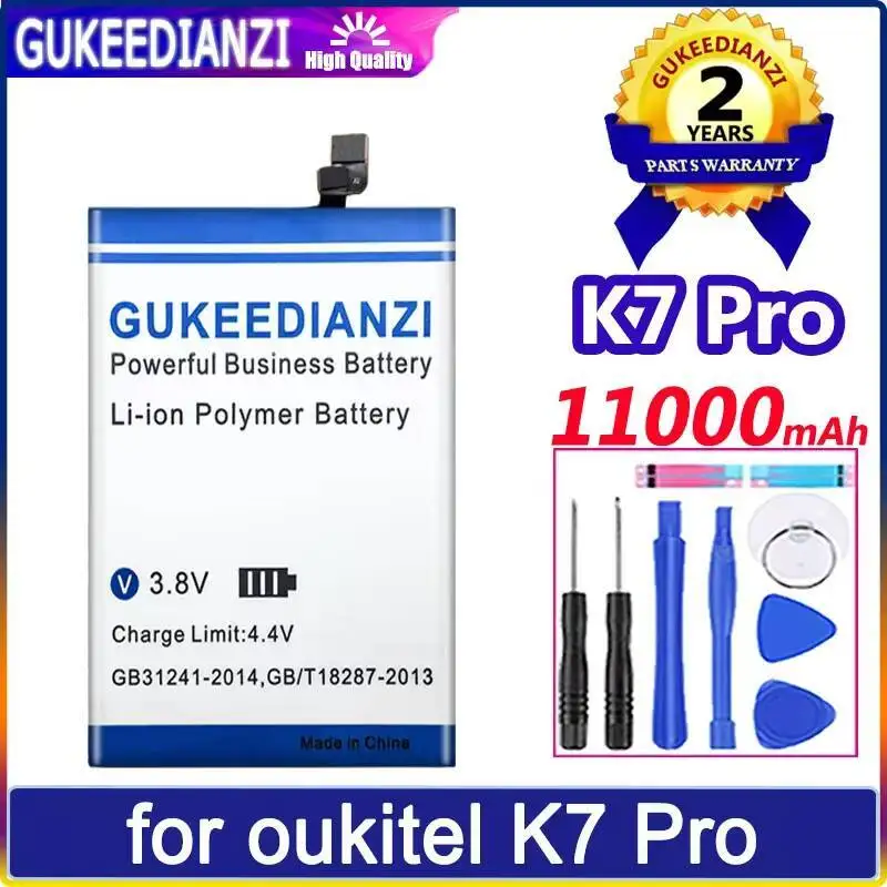 

For Oukitel K7 Pro 11000Mah Mobile Phone Battery High Capacity Durable