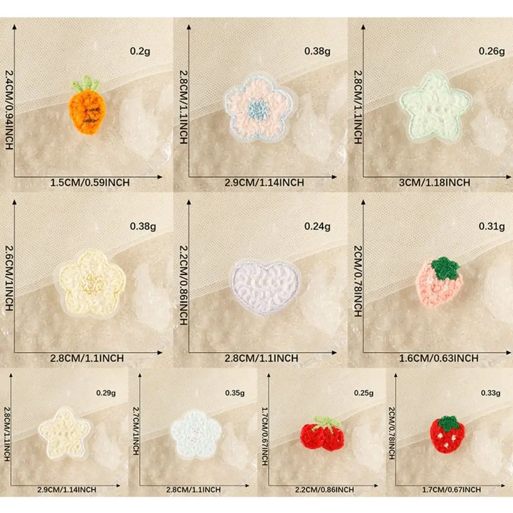 Costurar-Em Bordado Patch, Coração, Morango, Roupas Emblema Acessórios, Patches Roupas, Em Forma de Especial