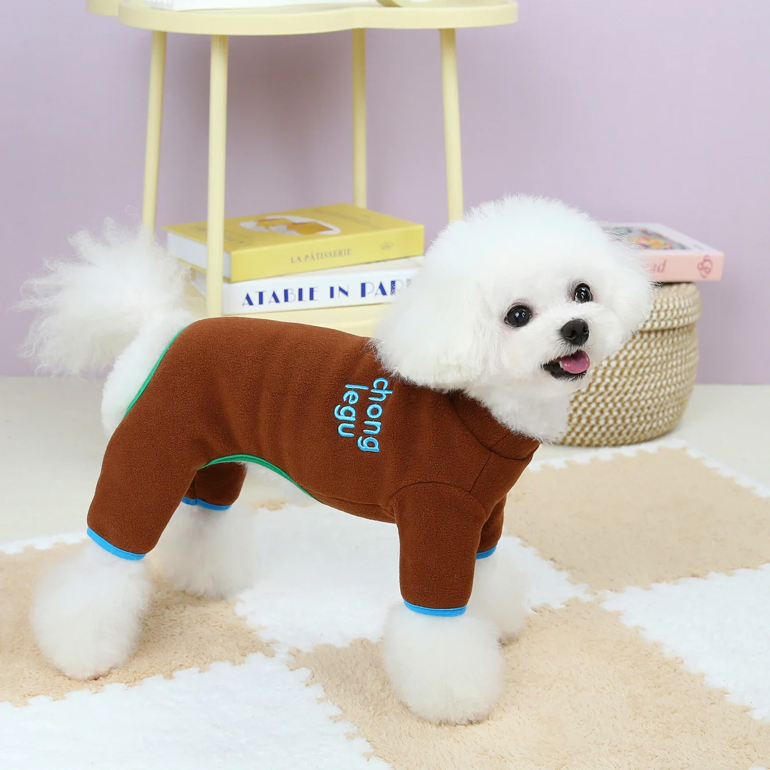 Warm Pet Dog Jumpsuit Clothes Soft Small Medium Puppy Pajamas Outfit Cat Clothing Pet Supplies