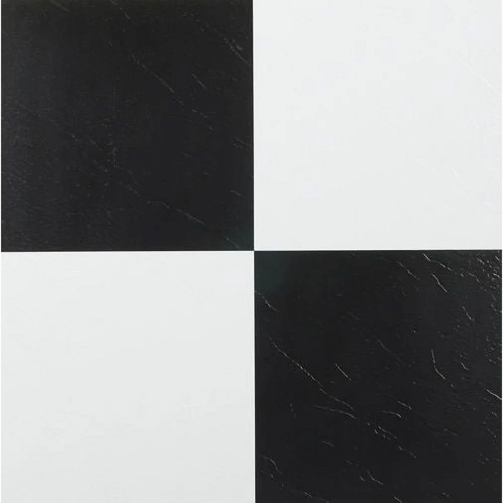 بلاط أرضيات فينيل ذاتي اللصق 45 بلاط 45 قدم مربع سهل التركيب قابل للتقشير واللصق 12 × 12 مظهر خشبي جراج المكتب المنزلي #2