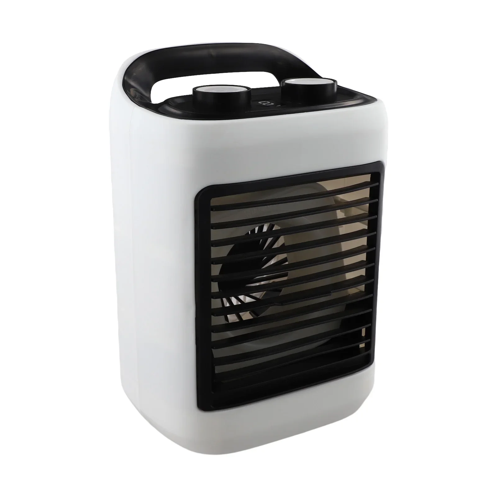 

Настольный вентилятор кондиционера, портативный USB-питание с 6-скоростными настройками для индивидуального охлаждения в офисной спальне или наружном применении