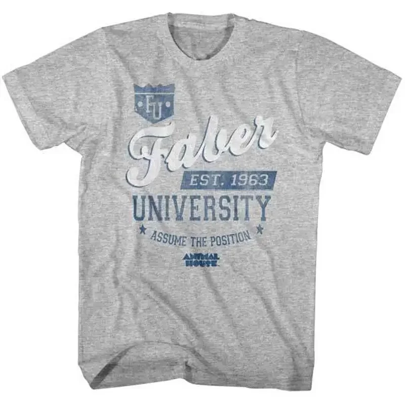 Animal House Movie Faber College Assume The Position Men's T Shirt