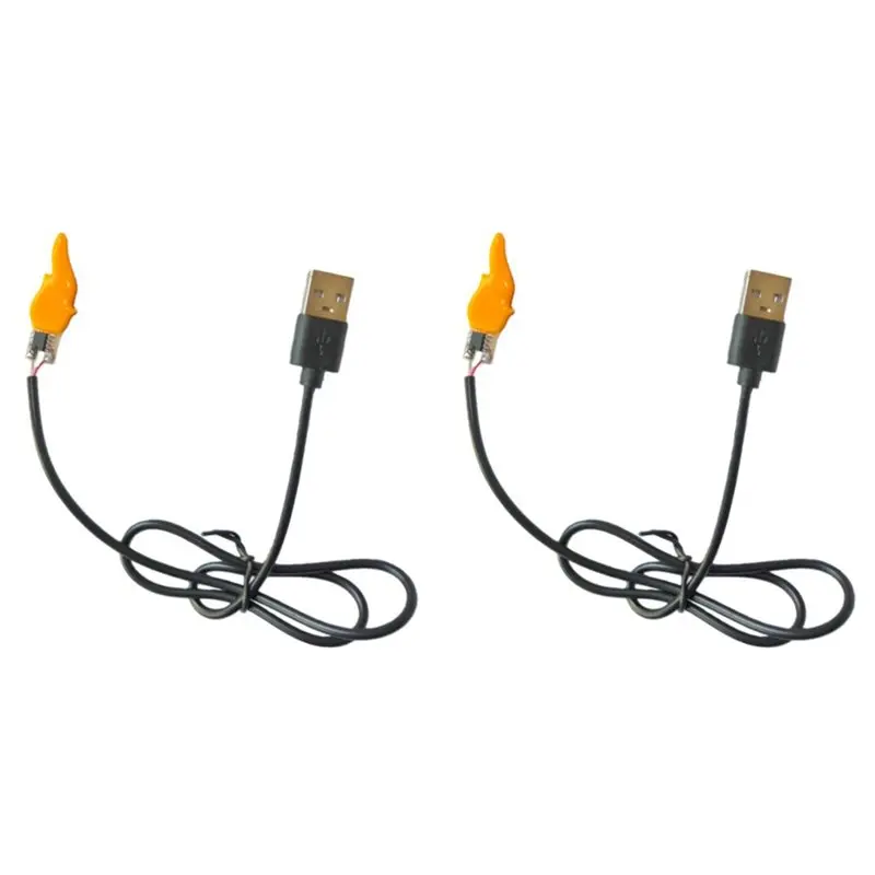 ABKJ-5V Flame Lamp Wick Simulation Candle Lamp Circuit Board, Solar Lamp Circuit Board Wick PCBA, For DIY Candle Lights 20Pcs