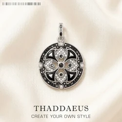 Pendant Black Asian Ornament Brand Fine Jewelry Europe Accessories 925 Sterling Silver Great Blessing Gift For Woman