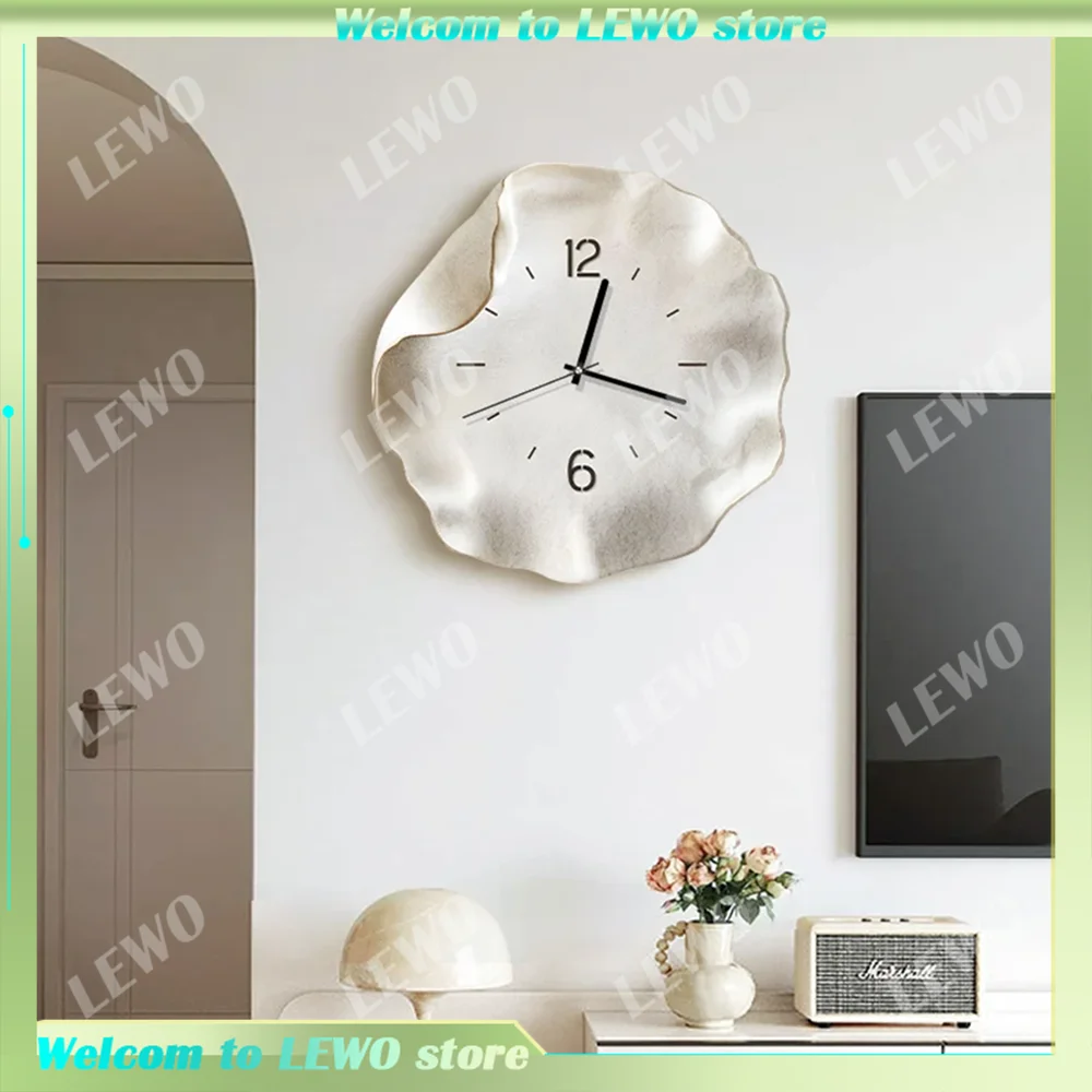 

Office Unique Wall Clock Minimalist Design Luxury Modern Girls Wall Clock Queen Nordic Round Glass Relogio De Parede Home Decor