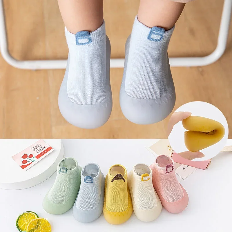 

2024 Spring/summer New Baby Cute Cartoon Floor Socks for Men and Women Children Soft Sole Non-slip Indoor Toddler Shoes