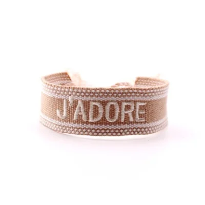 Fashion J-Adore Bracelet Charm Personalized Embroidery Wrist Knitted Bracelets & Bangles For Women And Men Jewelry