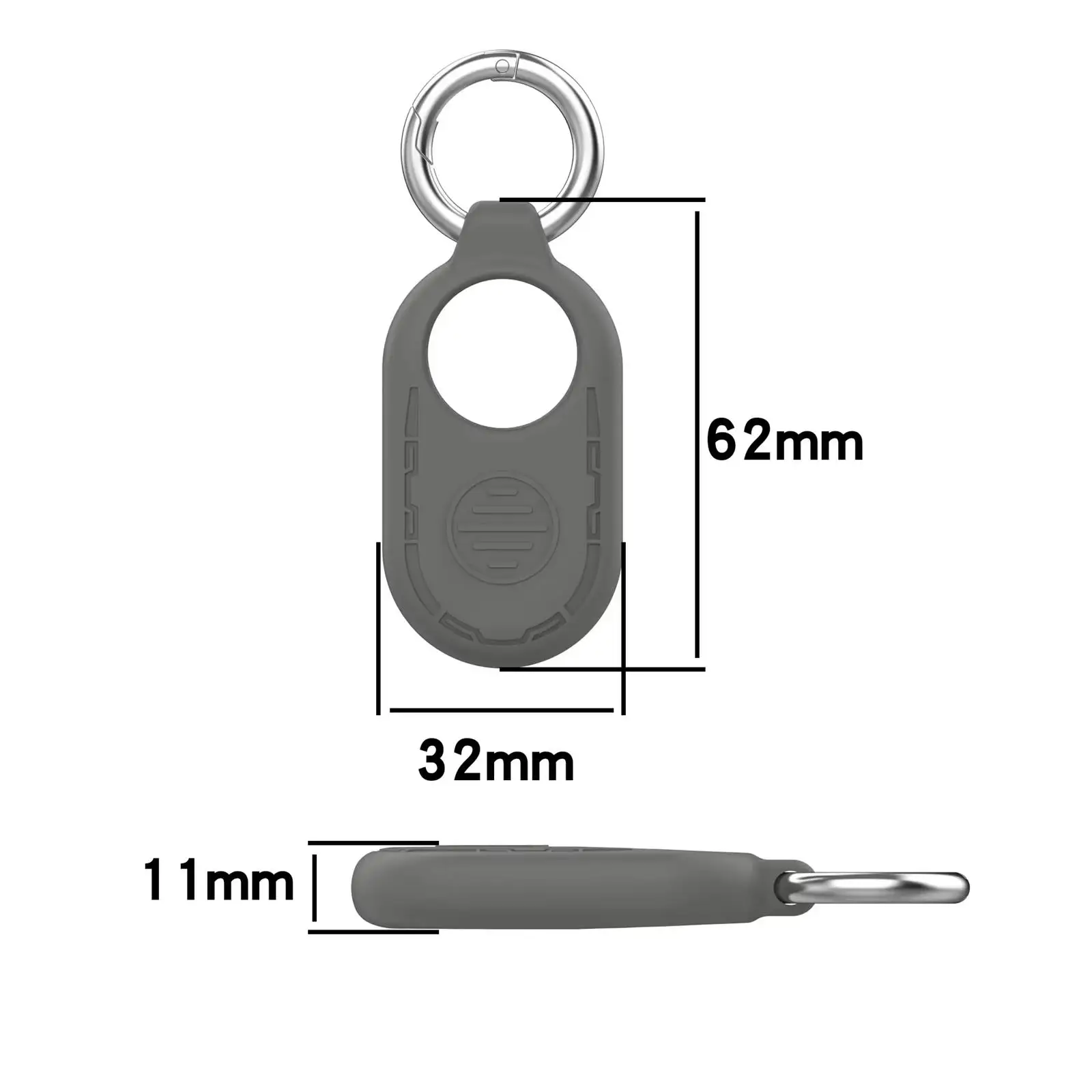 Silikonhülle für Samsung Galaxy SmartTag 2 Locator Case Schlüsselanhänger Anti-Verlust-Schutzhülle für Smart Tag 2 – Detail 5