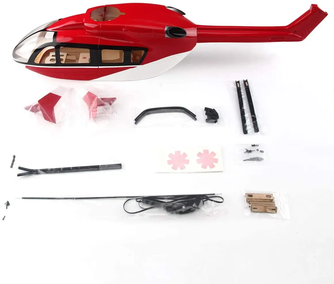 450 Size FiberGlass EC145 Fuselage for ​ALIGN Trex 450 Sport Frame Scale Helicopter