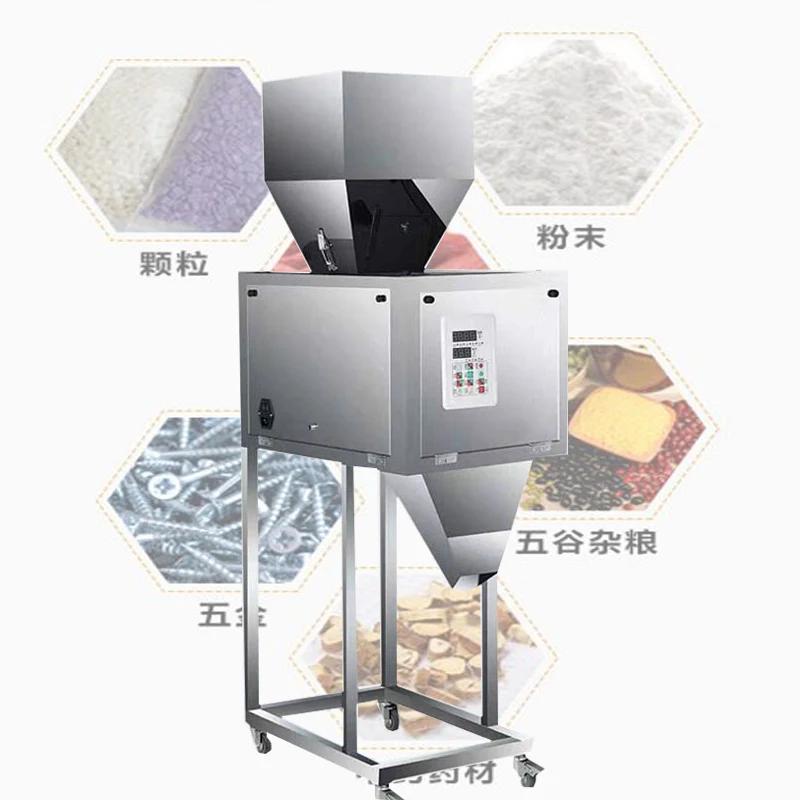 Automatic Mixing Packaging Machine Intelligent Weighing Starch Flour Salt Manufacturer Particle Whole Grains Powder Packing Make