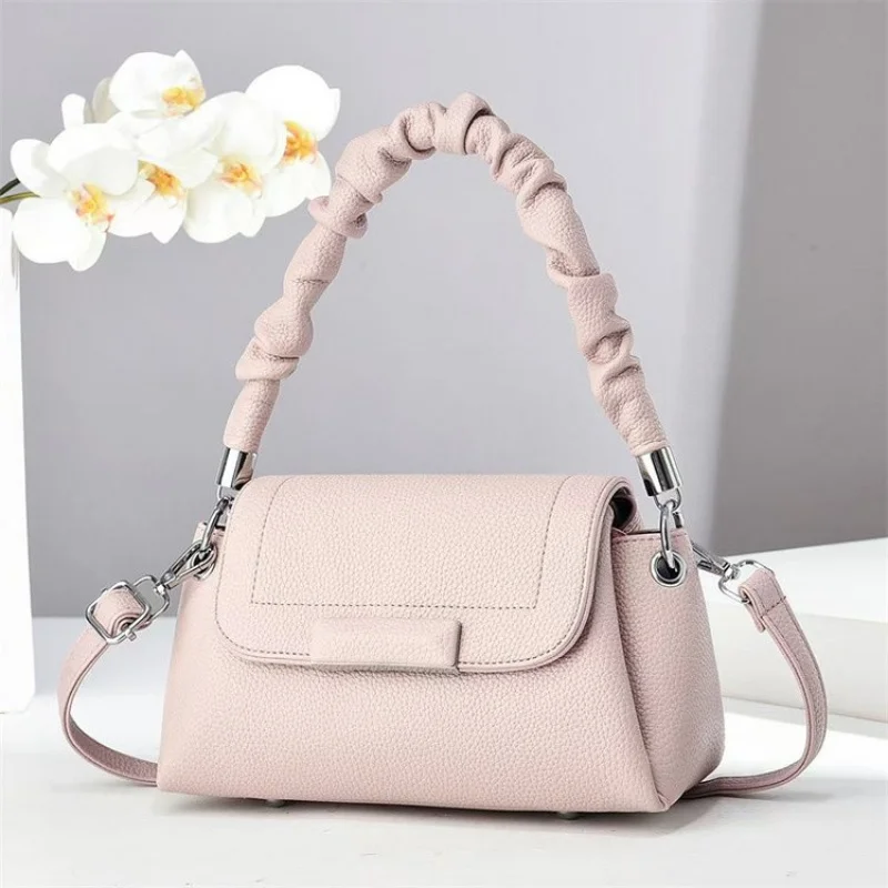 

Popular Classic High-End Leather Women's Shoulder Bag Luxury Brand Elegant Trendy Design Casual Daily Bag