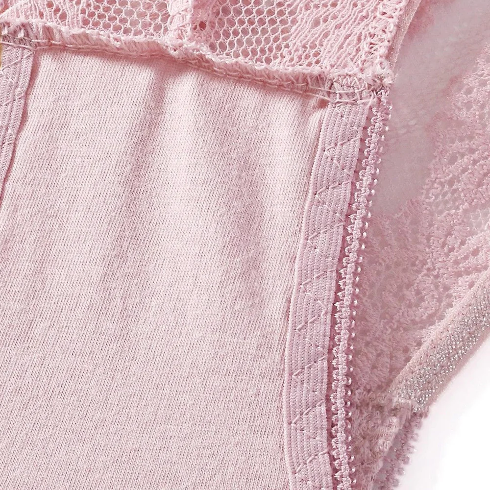 Dámské sexy krajkové spodní prádlo s volánkovým okrajem, bezešvé dámské tanga, lehké a pohodlné dámské spodní prádlo - náhled 6