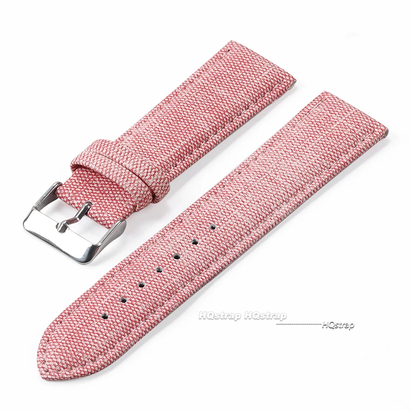 Nylon-Uhrenarmband mit Denim-Muster für Casio, Vintage-Lederarmband, 10, 12, 14, 16, 18, 20, 22 mm, Uhrenarmband für Seiko-Männer und Frauen, Zubehör