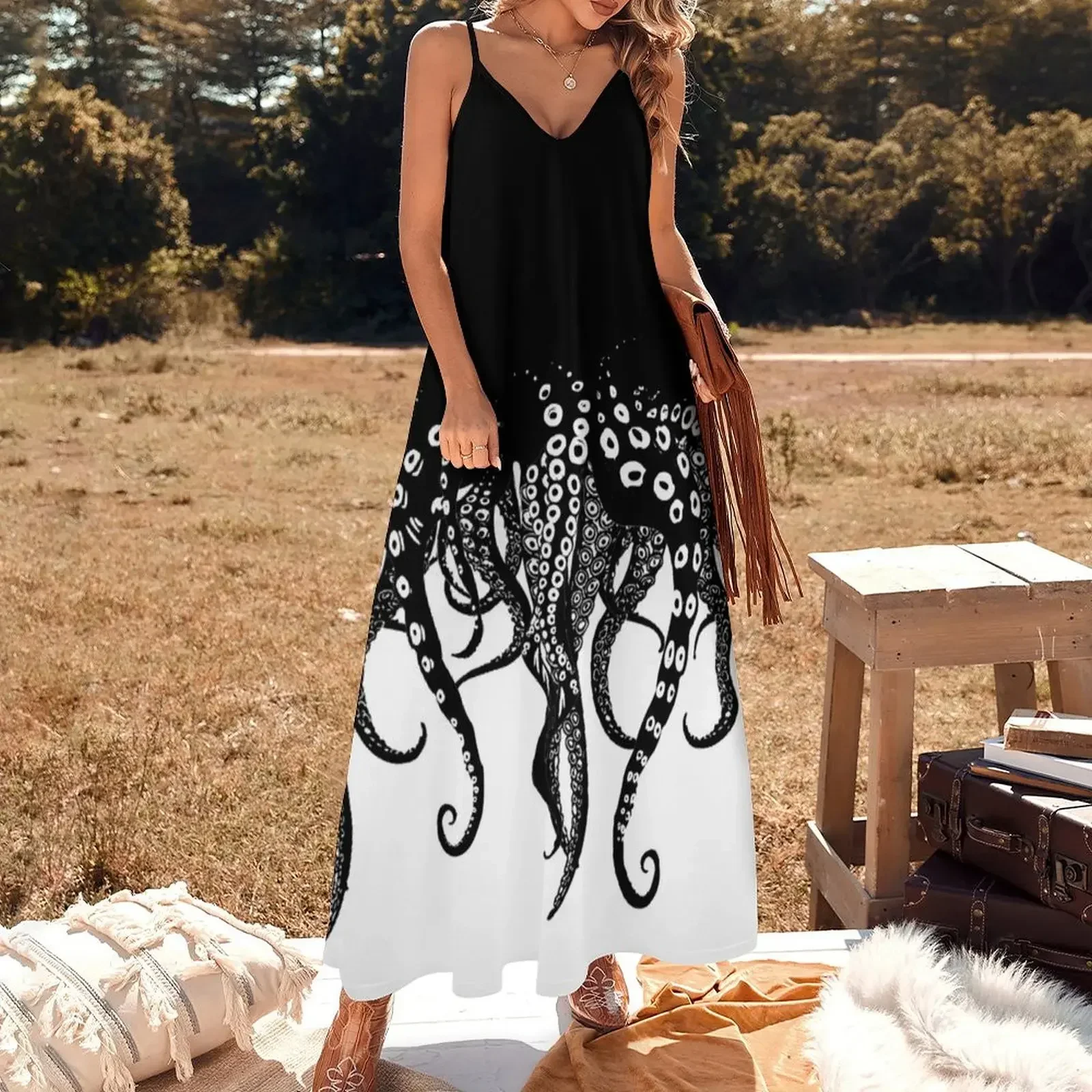 Tentacles Love Sleeveless Dress Women's summer skirt birthday dresses for women dress for women Dress