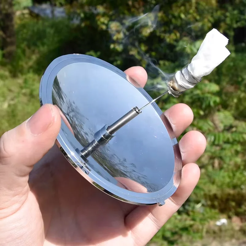 Outdoor Windproof Lighter - 屋外ソーラー点火ライターキャンプサバイバルファイヤー防水防風トラベルバッグポータブルキャンプハイキング緊急用品