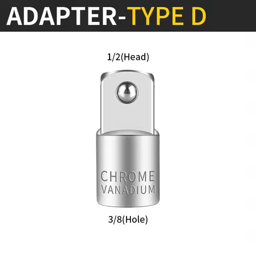 Onnfang Socket Adapter Drive Head Ratchet Wrench 1/2 3/8 1/4 CR-V Chrome Vanadium Steel for Car Bicycle Garage Home Repair Tools - Image 13