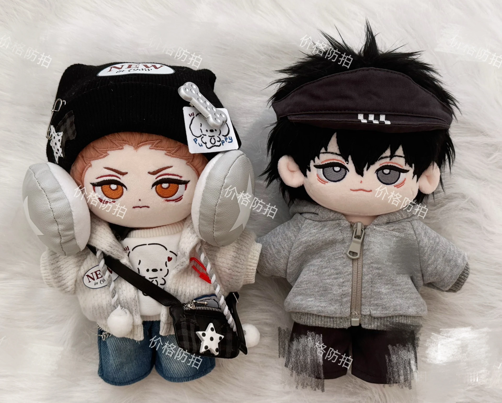 

New Arrive Original Old Xian 19Days/19 Tian Mo Guanshan&He Tian 20cm CP Cute Baby With Skeleton Send in 30days