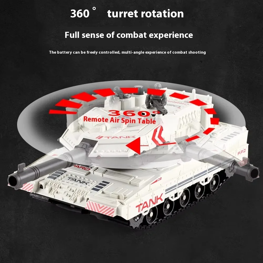 New 2.4g Remote-Controlled Tank Water Bomb Combat Armored Vehicle Model, Children'S Outdoor Parent-Child Interactive Fun Toy