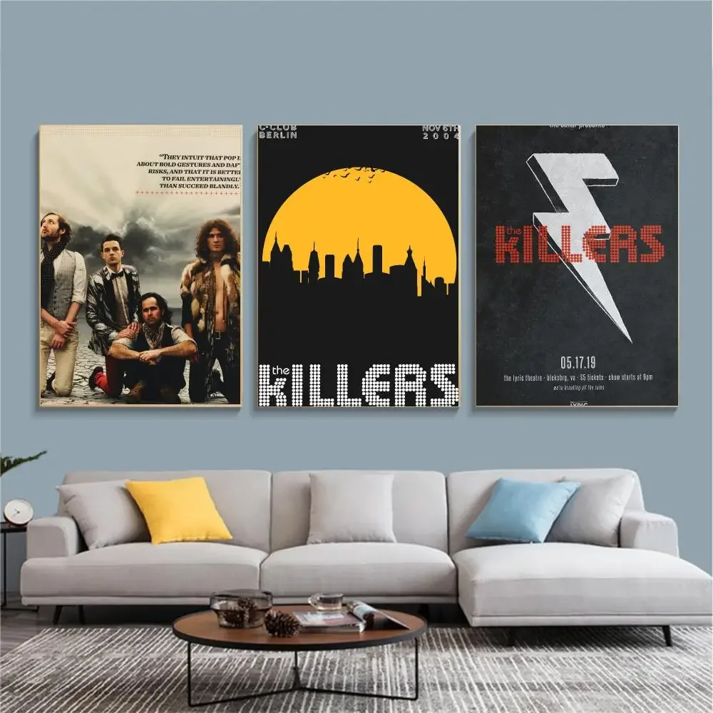 band T-The Killers-S Painting Calligraphy Nature Inspired Artwork for Living Room  Home Decoration