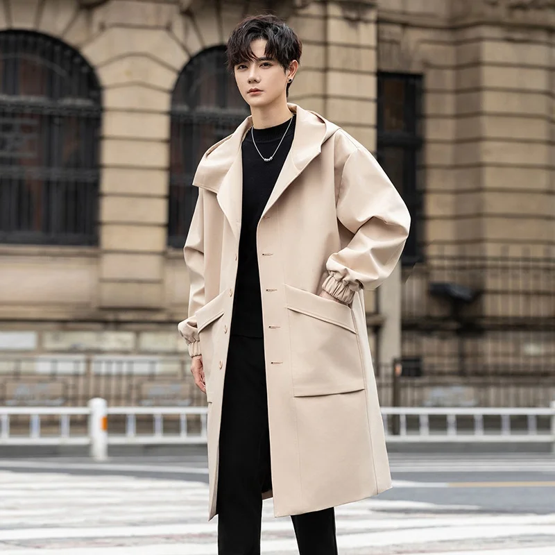 

Мужское вельветовое пальто-тренч оверсайз в стиле Cityboy 2000-х Y2K Harajuku, модное молодежное свободное уличное спортивное пальто в стиле хип-хоп