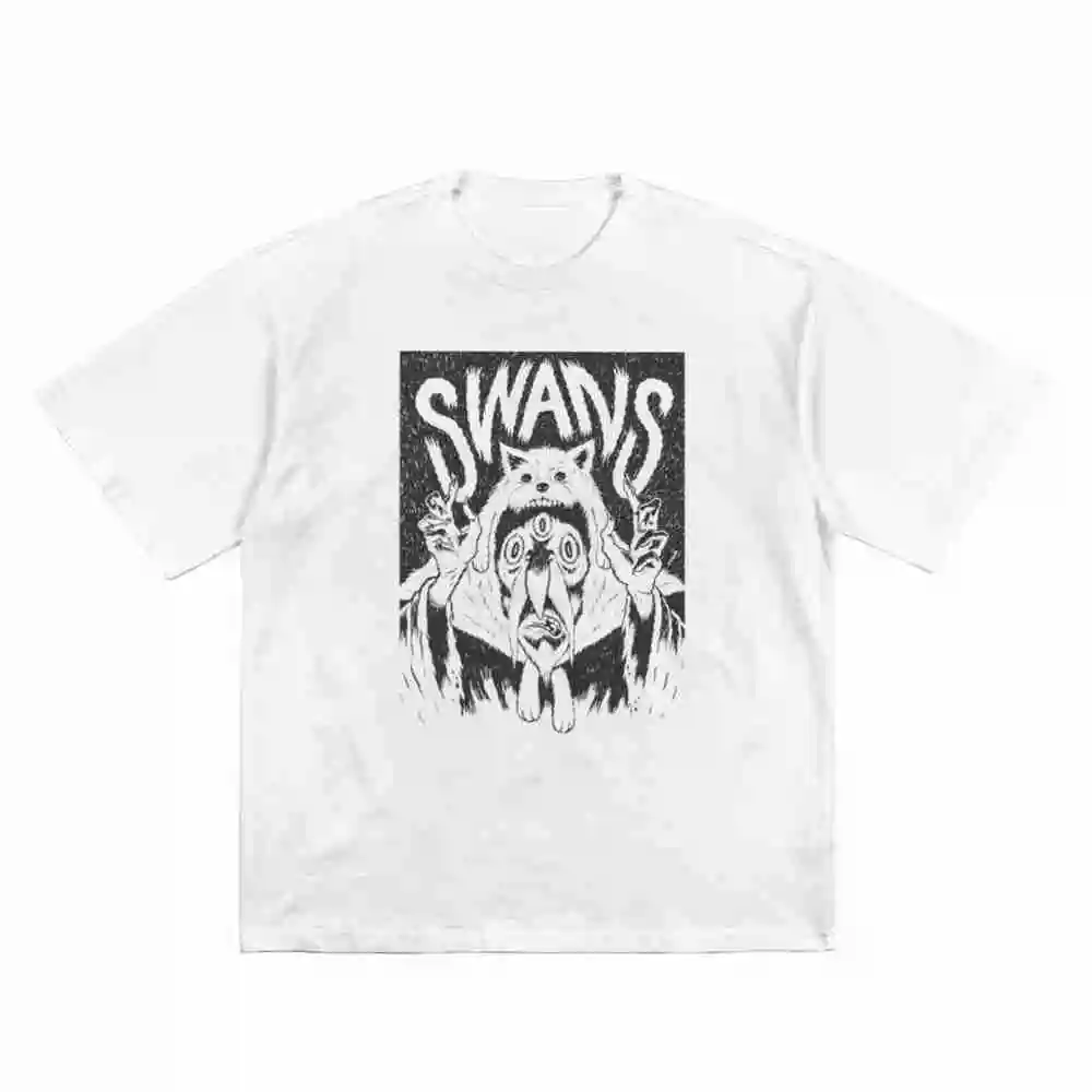 Swans Band Short Sleeve Tee 100% Cotton T-Shirt