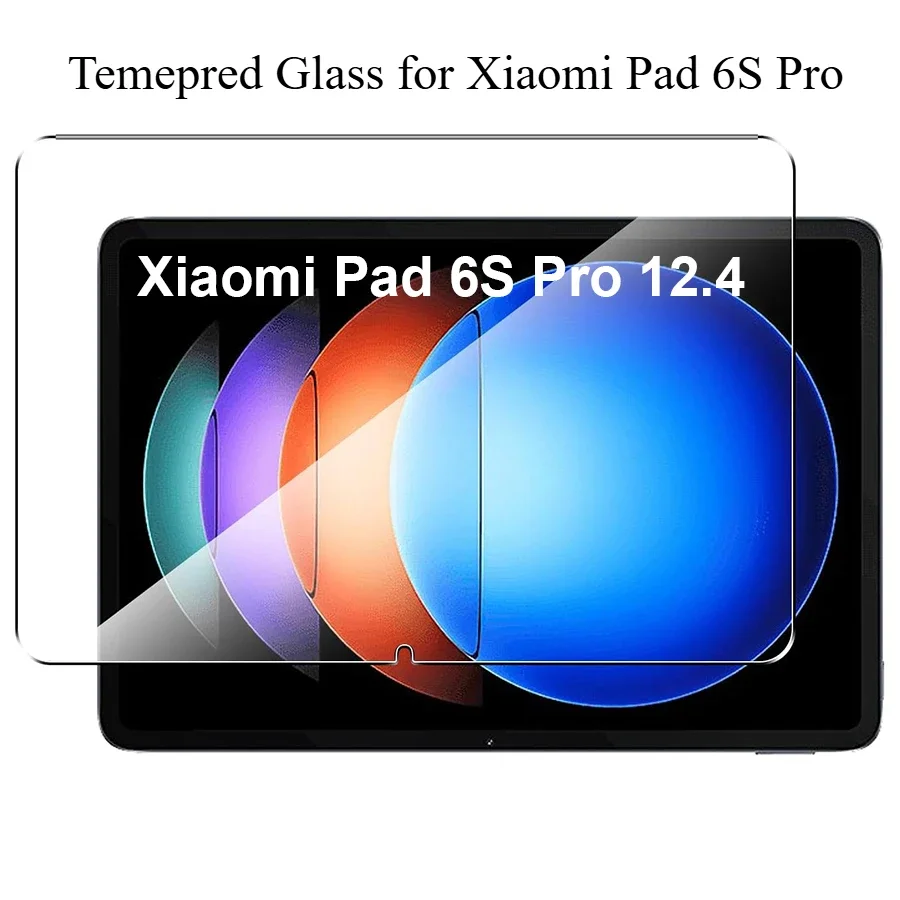 1/2/3PCS Temepred Glass for Xiaomi Pad 6S Pro 12.4 Inch Protective Tablet Glass on Xiaomi Pad 6S Pro 12.4 Screen Protector