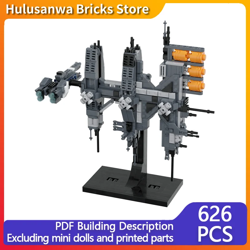 

Популярная игровая карта, модель якоря 9, MOC, строительные кирпичи, военное оборудование, модульные технологии, подарки, праздник, сборка, детские игрушки, костюм