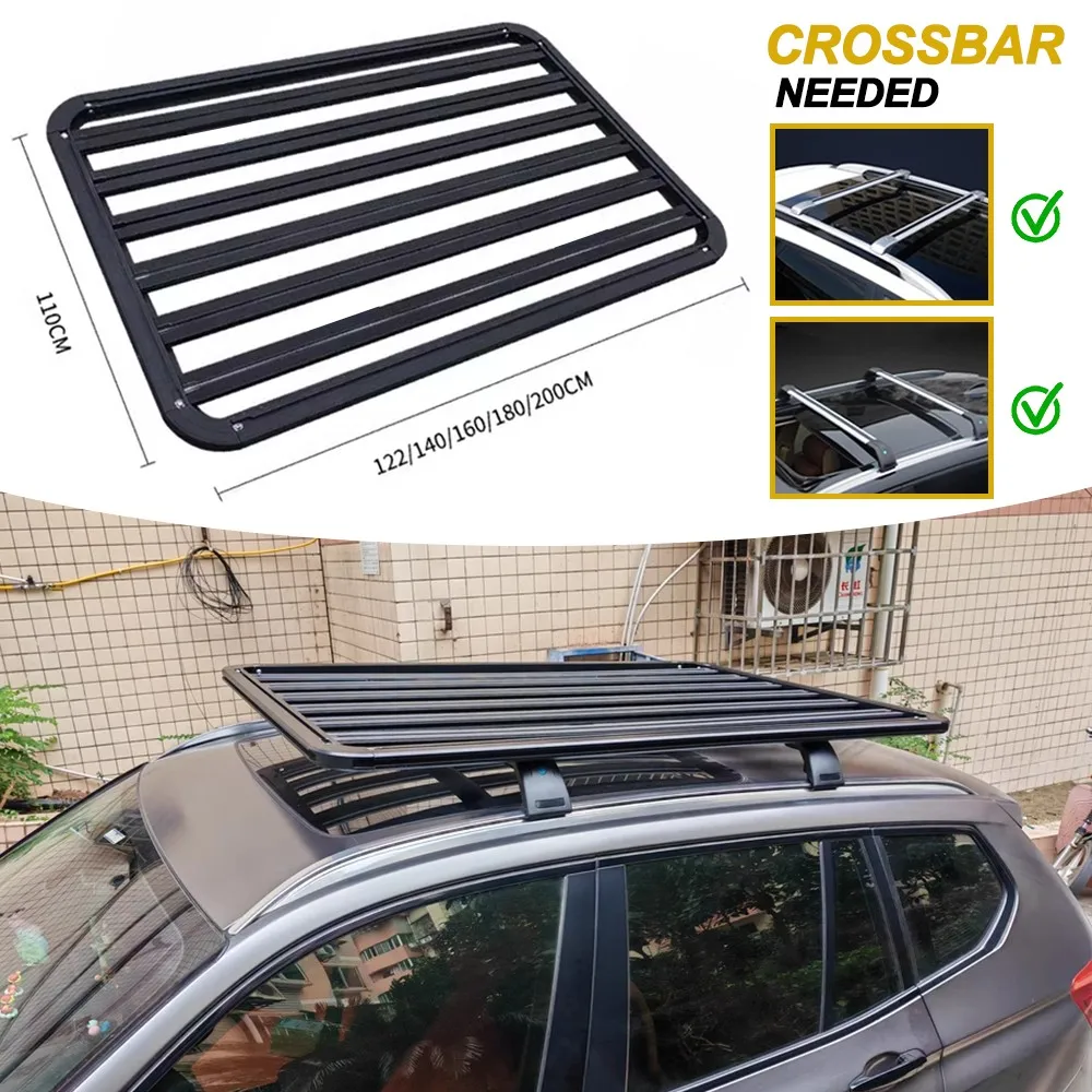 

Подходит для Mercedes-Benz GLC X253 2016-2022, алюминиевая крыша, расширенная стойка для хранения, коробка, перекладина на крышу, грузовой багажник для кемпинга