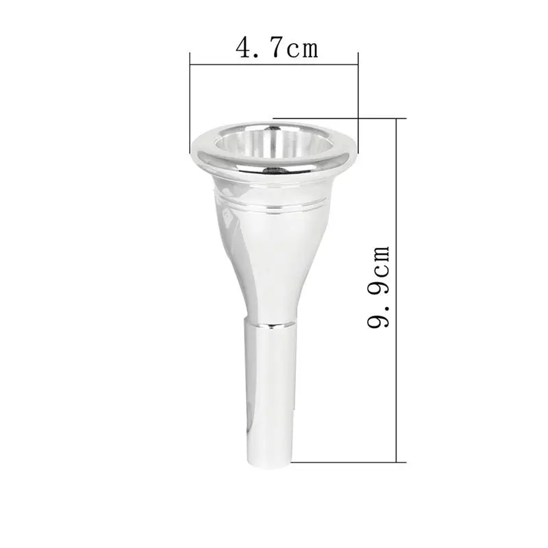 特別オファー~チューバ用マウスピース-ソリッドブラス製-ゴールドメッキ-楽器アクセサリー-金管楽器アクセサリー-g