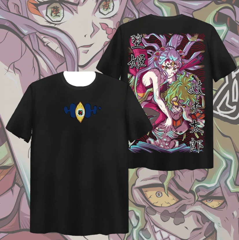 

Summer 2026 'Demon Slayer' Officially Licensed Bandai Collaboration American Street Style Trendy Loose Fit T-Shirt