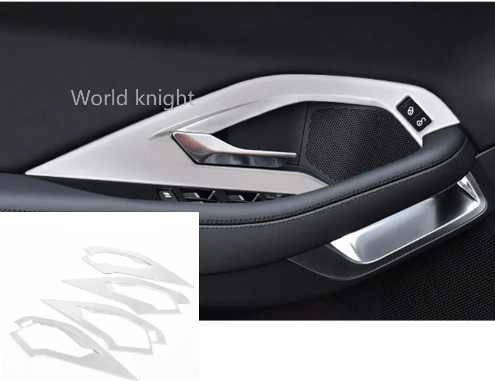 4pcs ABS Car Interior Door Handle Trim For Jaguar E-Pace E PACE 2018 2019 Accessories