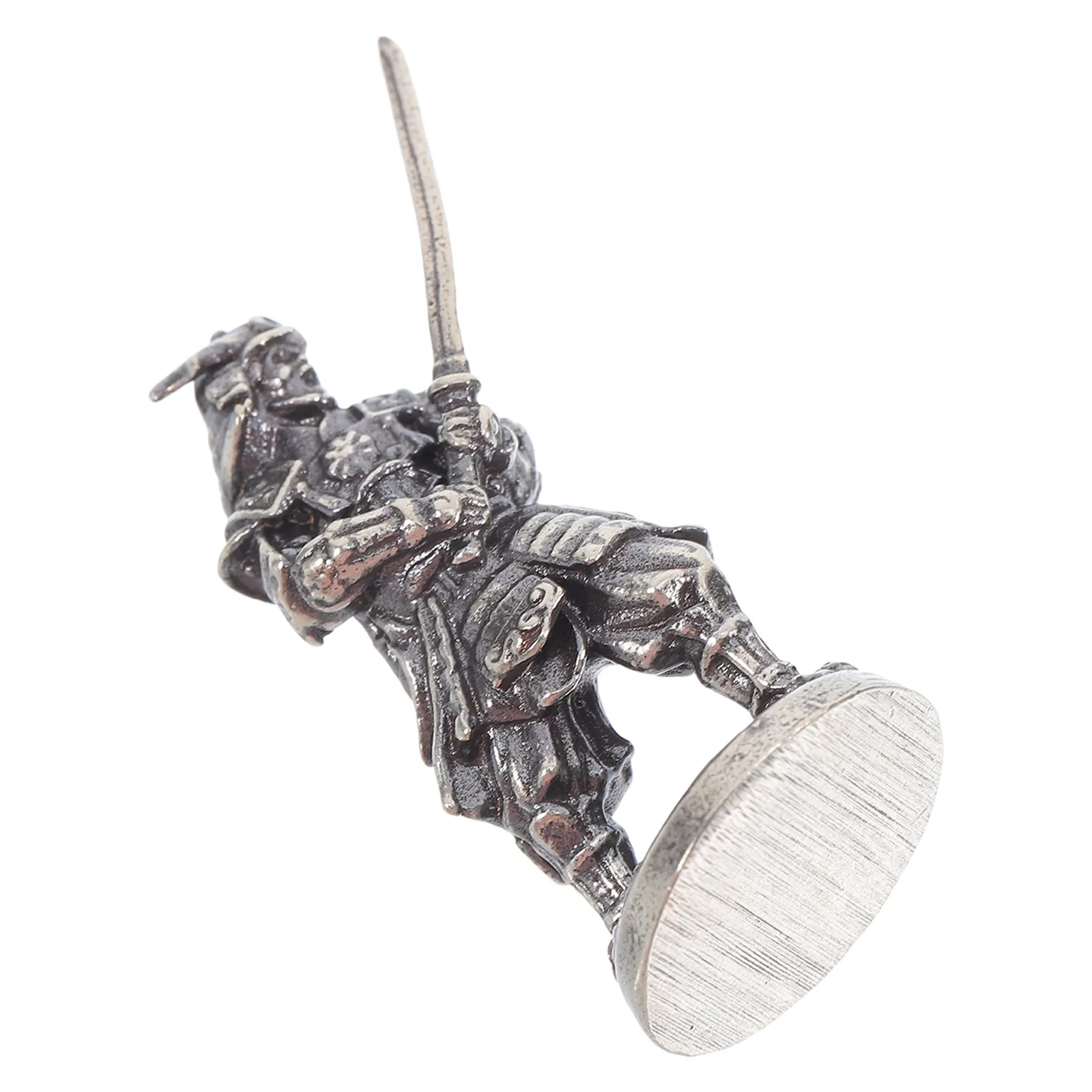 

Exquisite Mini Samurai Warrior Statue Japanese Bushido for Home Decor Metal Art Piece