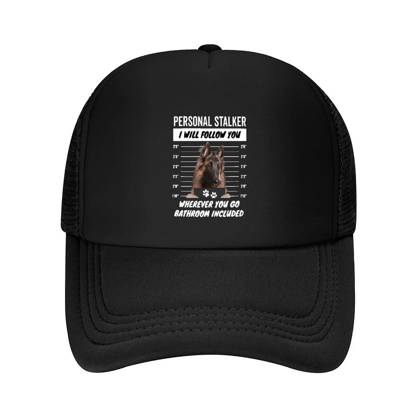 

Personal Stalker Dog – Belgian Tervuren Baseball Cap Bobble Hat Hat men luxury woman cap dad hat Boy Child Women's