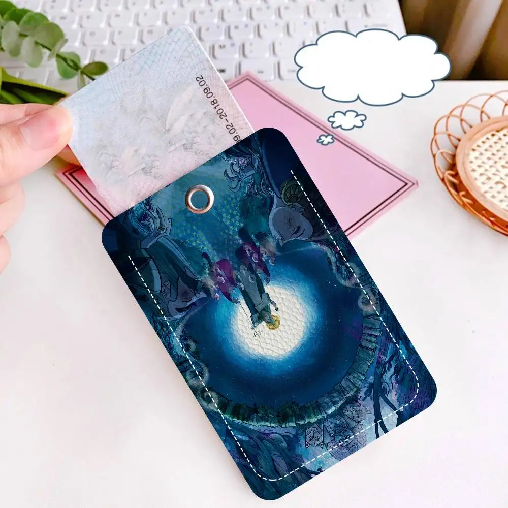 Wolfwalkers بو الجلود الناعمة مستطيلة حامل بطاقة المفاتيح التعريفي مصعد غطاء للحماية الشباب Faion Accory #2