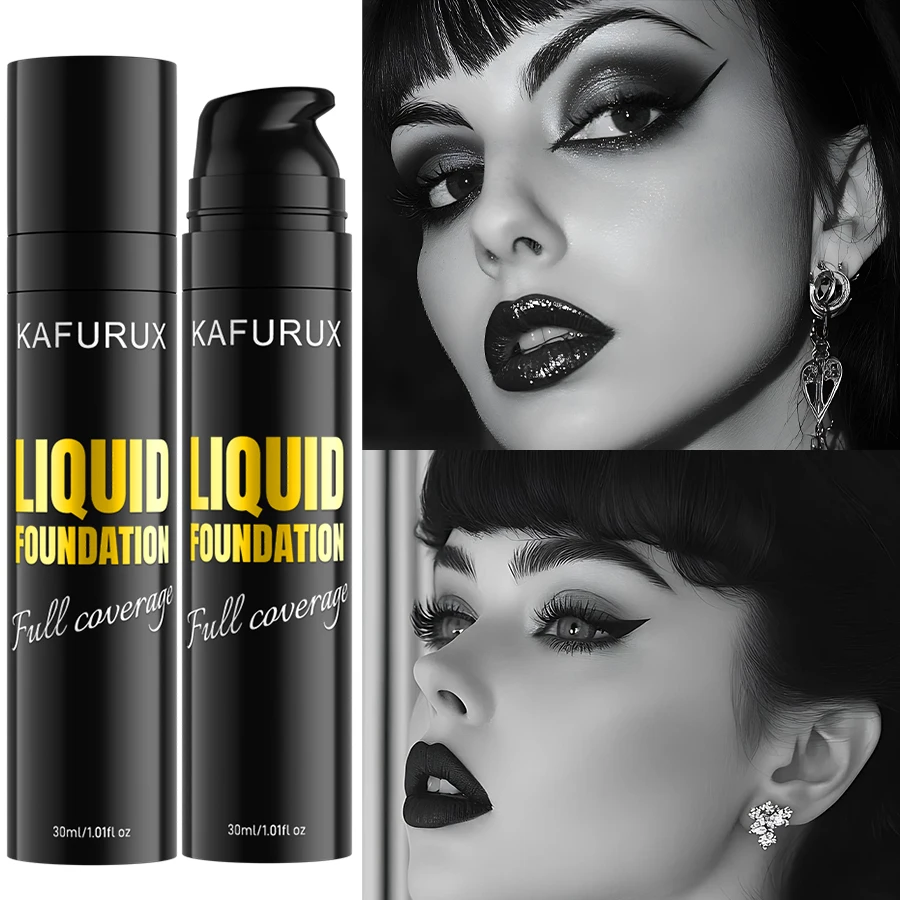 كريم أساس سائل أبيض نقي لهدايا مكياج كورية للوجه من COS، كريم أساس قابل للتعديل ومقاوم للماء