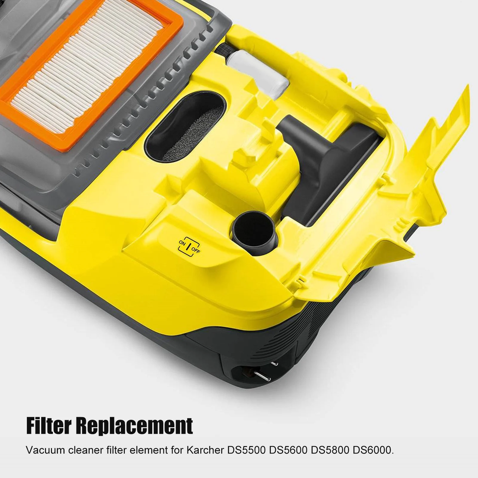 DS5500/DS5600/DS5800/DS6000 Vacuum Filter Replacement for Karcher - Reduces Allergens, Improves Air Quality