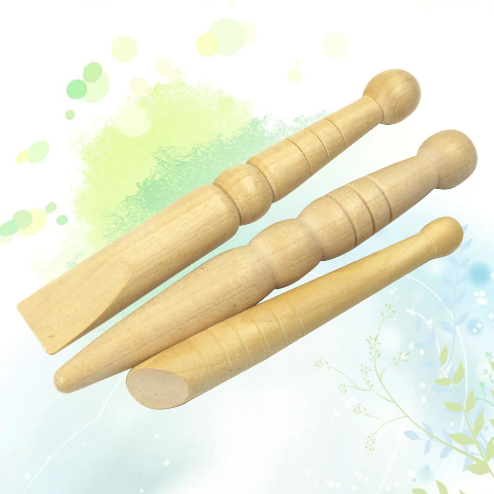 

3Pcs Wooden Foot Roller Natural Pain Relief Foot Massaging Stick Stimulates Circulation Soothes Tired Feet Heals Heel Spurs Arch