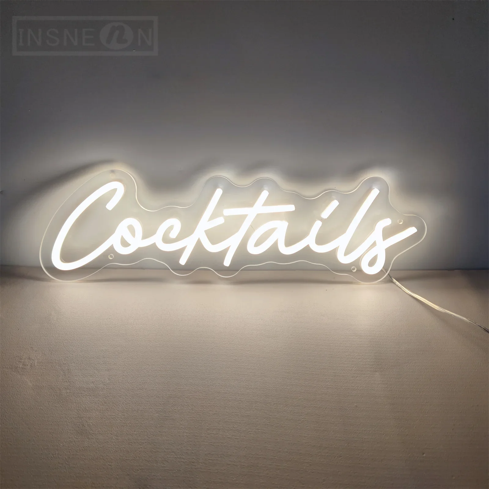 Cocktails LED Neon Signs Bar Party Wedding Birthday Club Store Deco Business Sale Advertising Aesthetic Decoration Night Lights