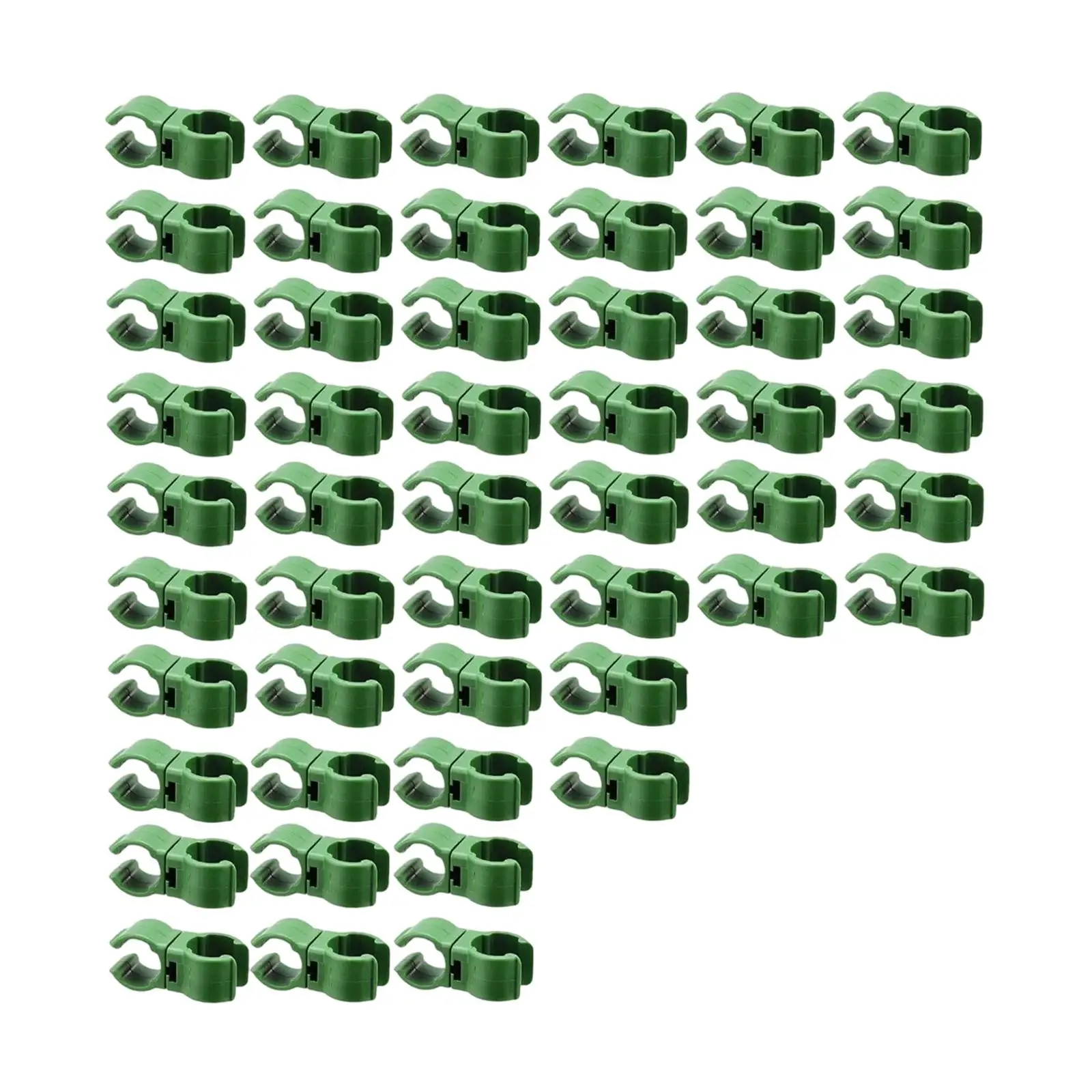 50 Pieces Plant Trellis Connector Clips Rotatable Lightweight Plant Vine Stake Connector Clips 11mm for Indoor Outdoor Yard