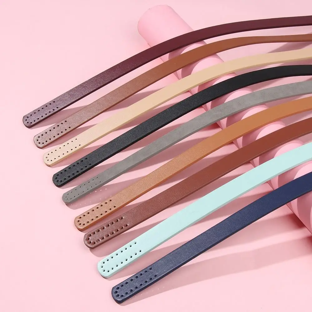 2 個 Pu レザー女性ガールズバッグハンドル DIY 交換ハンドルショルダーバッグストラップハンドバッグベルトバッグアクセサリー