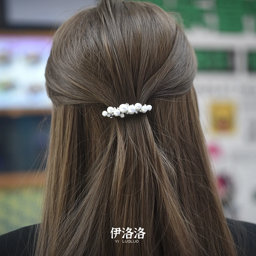 Gilrs Headwear 2024 Cute Hair Clips Small Fashion Hair Barrettes Perals Hair Accessories For Women