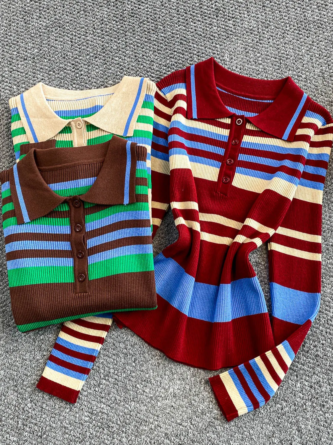 

Милый полосатый вязаный свитер, женский универсальный утягивающий длинный свитер на одной пуговице, повседневный модный свитер 2022, осень