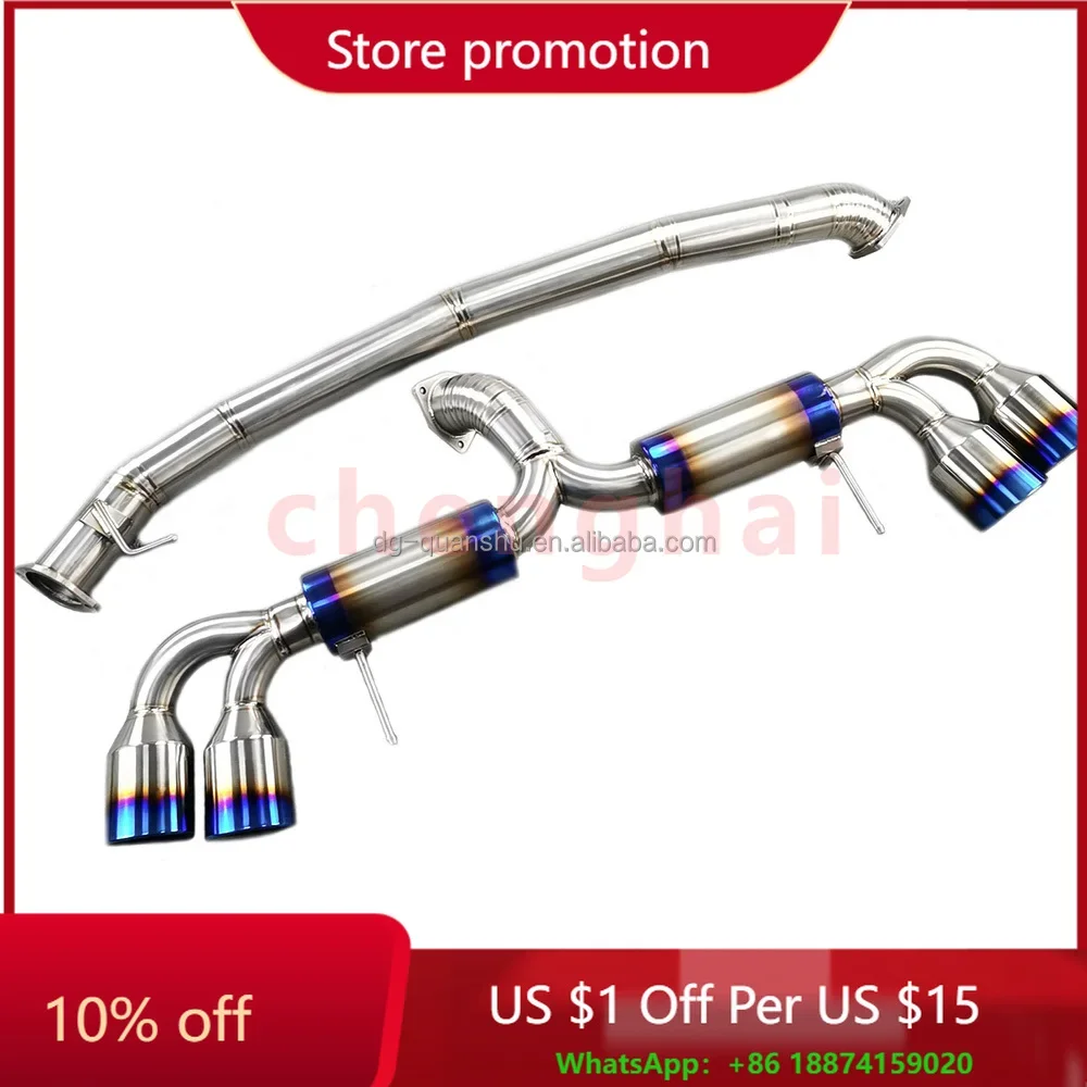 

Exhaust catback for Nissan GTR R35 Titanium exhaust catback Air Intake R35 Ypipe