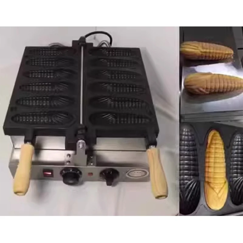 آلة حرق الذرة الكهربائية التجارية الغاز آلة عصا الذرة المقرمشة يمكن انقلبت FY-1101Y التدفئة الكهربائية صف واحد الذرة