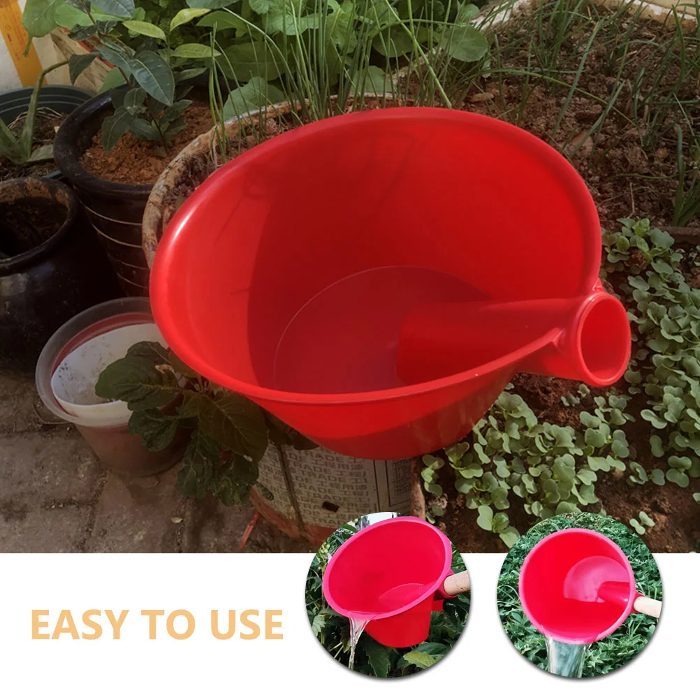 Agricultural Manure Scoop Watering Flower Garden Ladle Spoon Household Bucket Serving Ladles for Red