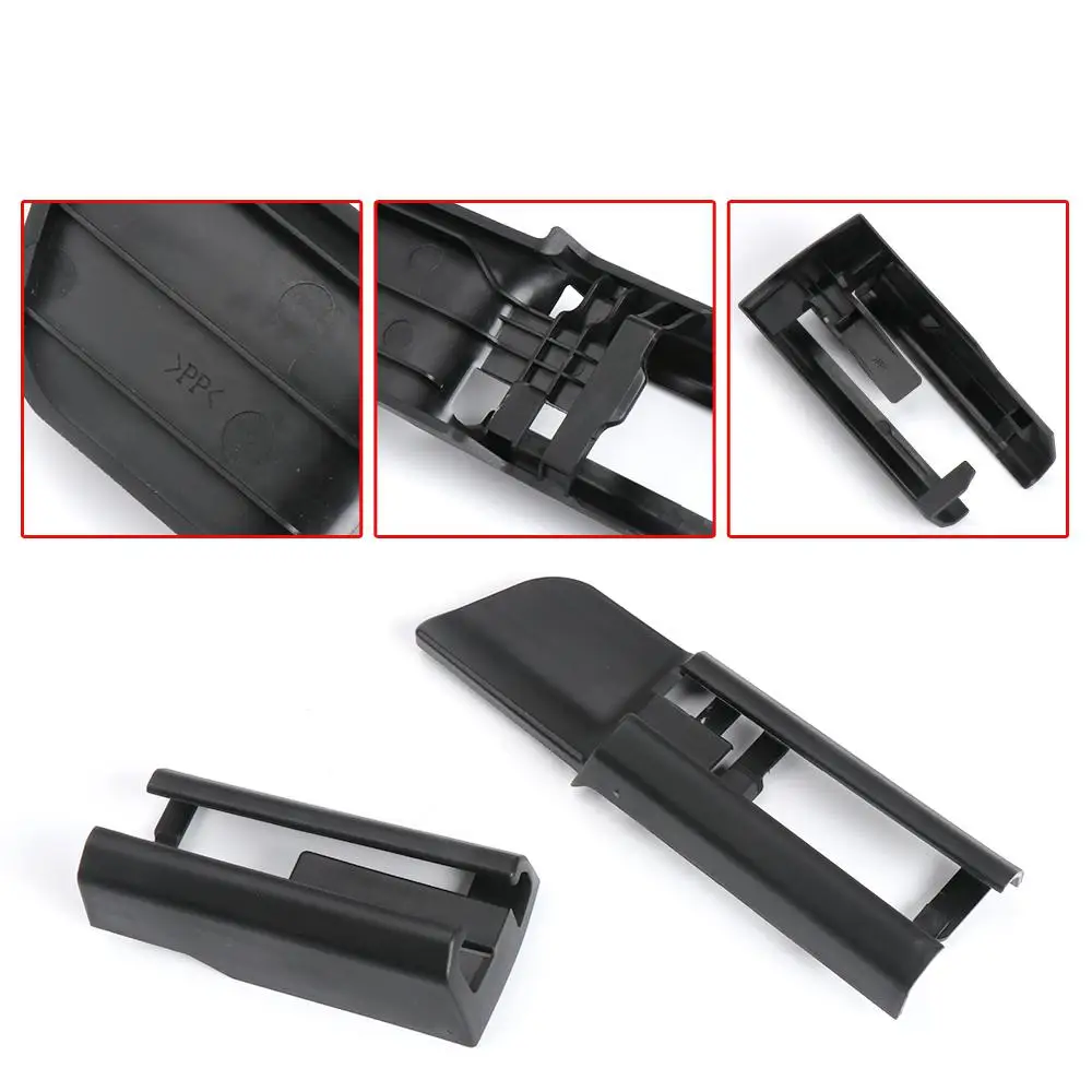 Black Plastic Car Seat Rail Trim Cover Sliding Track Bonnet Front Rear Left Right For BMW G30 G11 G12 F15 F16 5 7 Series X5X6
