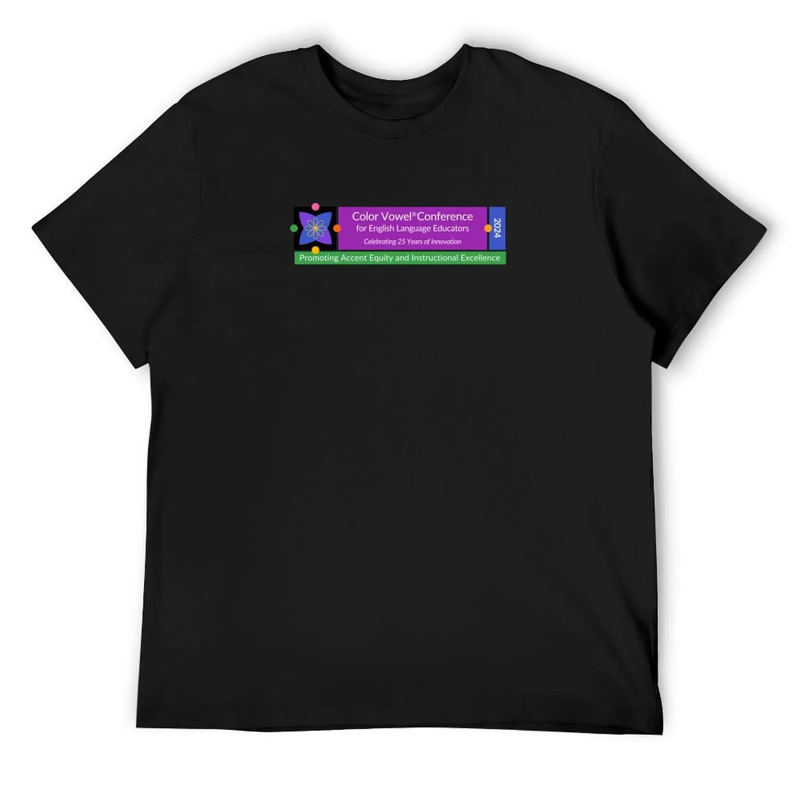 

Color Vowel Conference on BLACK CAT black! T-Shirt anime tshirt customs design your own Man t-shirt funny t shirts for men