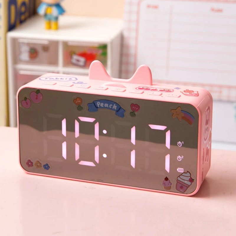 

Smart Table Alarm Clock Light Child Home Digital Timer Cute Alarm Clock Bedroom Decor Led Despertador Electronic Gadget Ornament