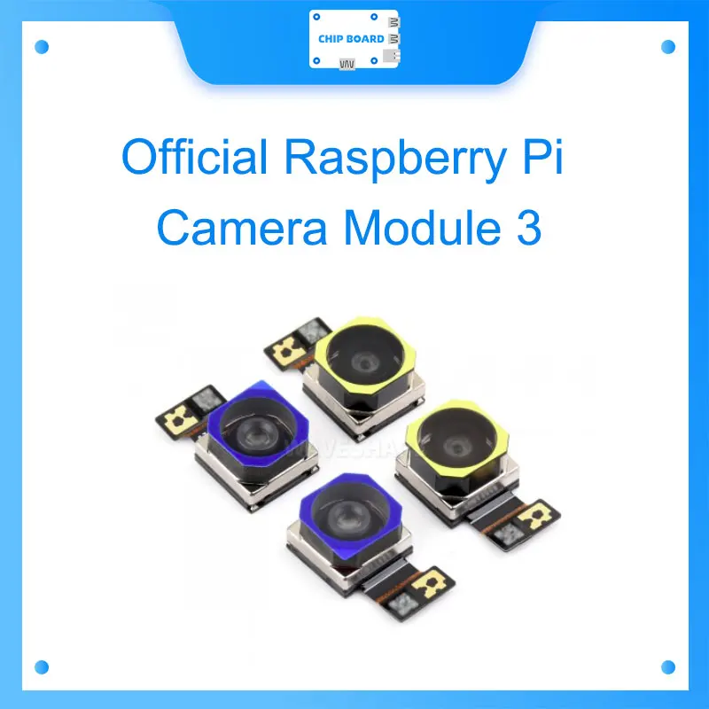 

Raspberry Pi Camera Module 3 with Auto Focus IMX708 Sensor Wide/Narrow FOV Options and Night Vision