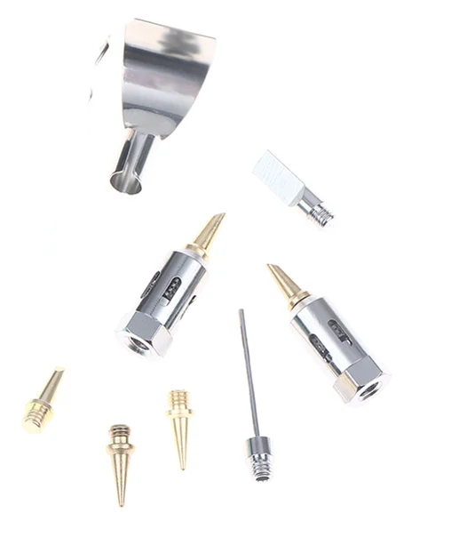 6pcs/set Portable Replacement Ignition Quick Heat Welding Head Electric Blow Torch Butane Gas Soldering Iron Tips Set view 4